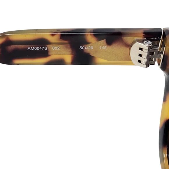 Alexander McQueen AM0047S-002 Travel Sunglasses Tortoiseshell Brown Havana Grey - Picture 8 of 14